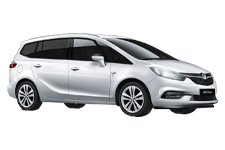 Car Hire Hampton - Vauxhall Zafira 5 + 2 - Minibus hire Hampton
